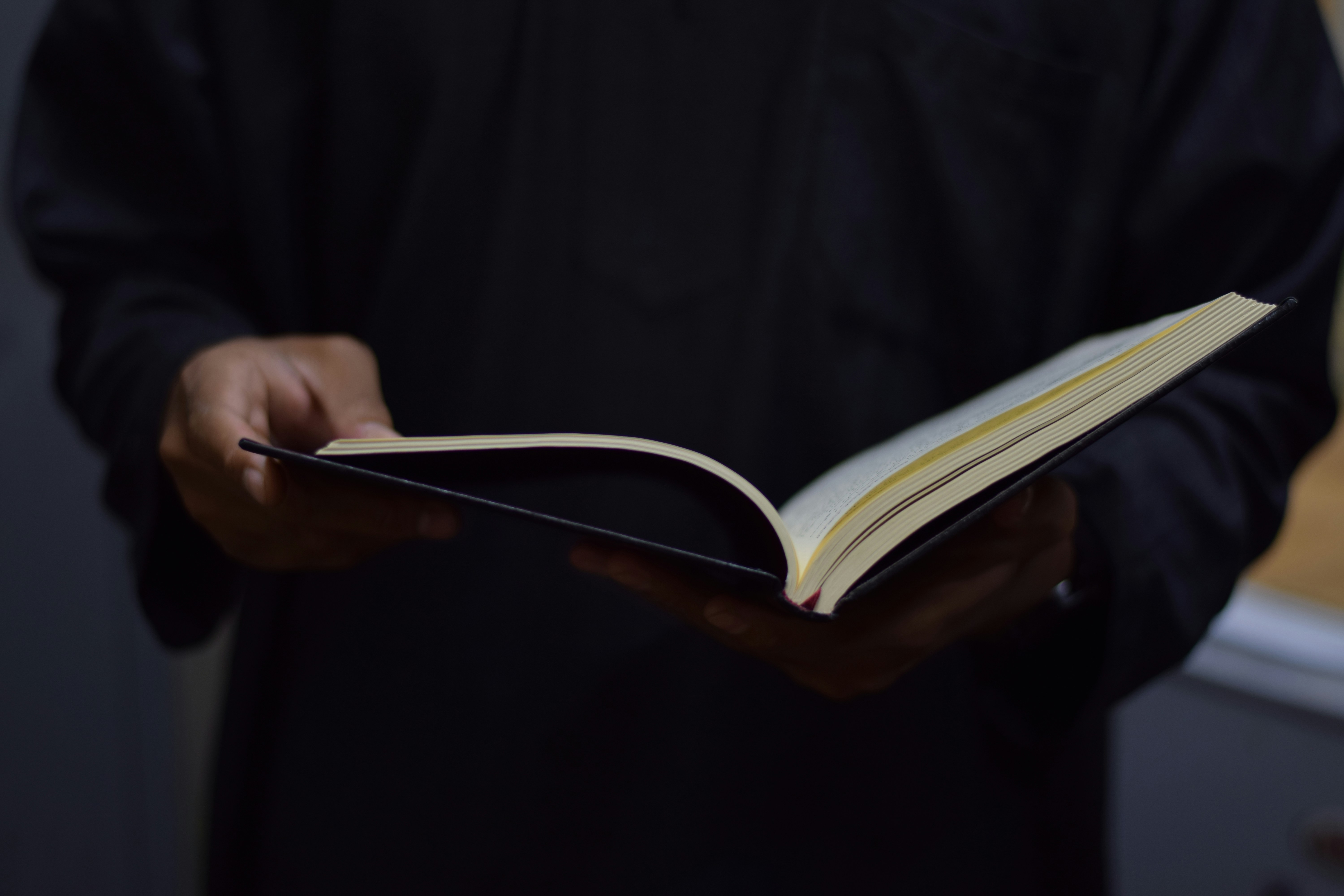 Bible on couch